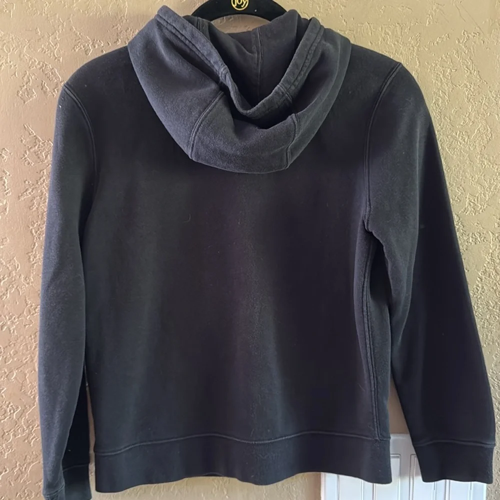 Nike Boys Black Full Zip Sweatshirt With Hood Size Medium